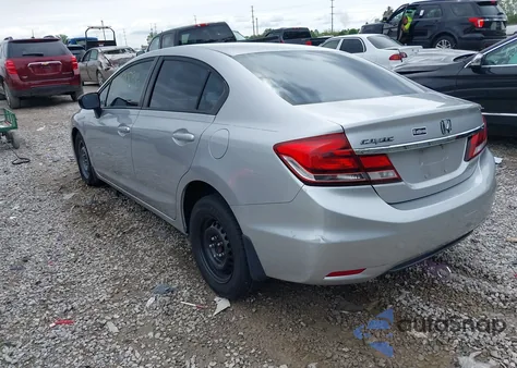 2015 Honda Civic Lx из США, поврежденный, VIN 19XFB2F53FE003364